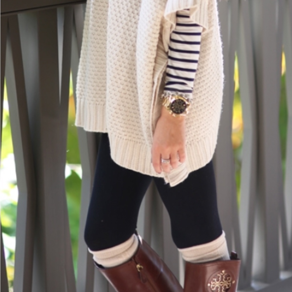 Tory Burch Kiernan leather riding boots , gently used 2xs. Good condition